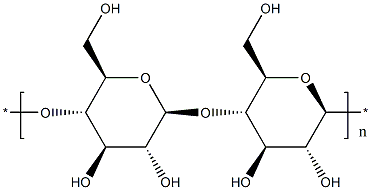 microcrystalline cellulose chemical structure illustration