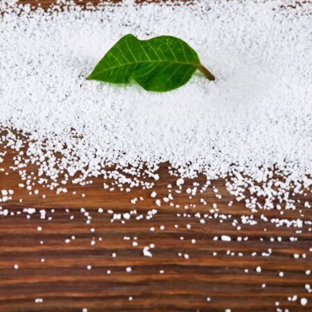 powdered sorbitol on table