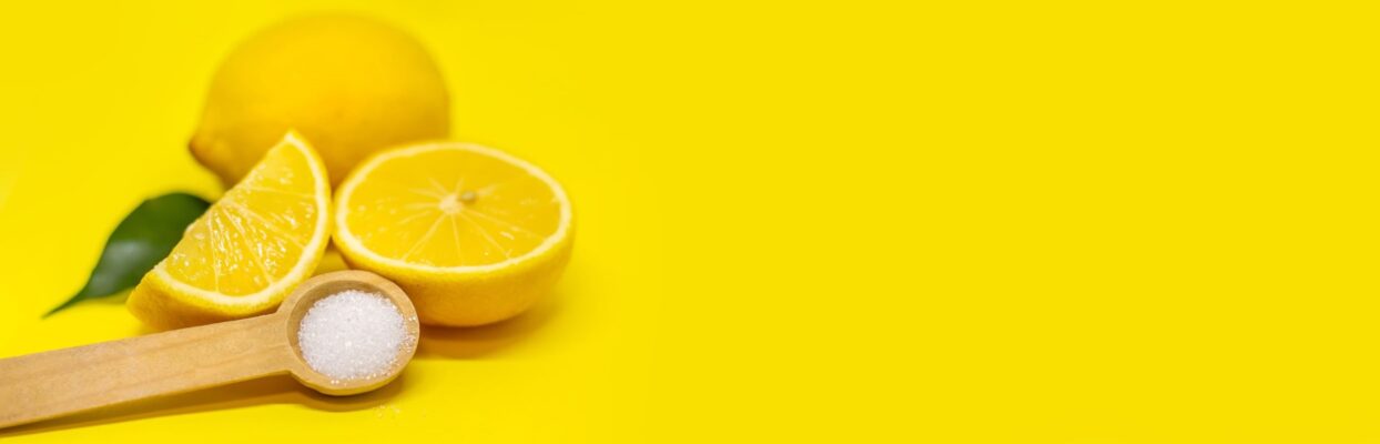 lemons with citric acid rectangle