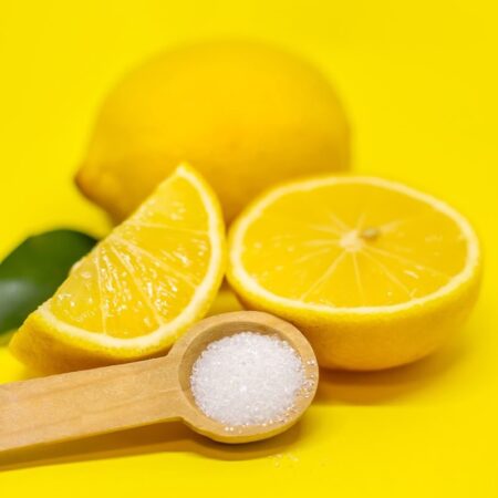 lemons with citric acid square