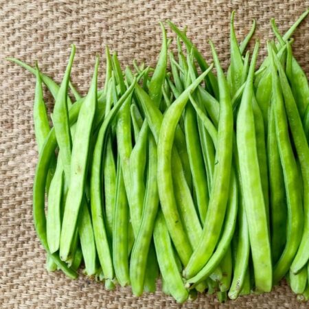 square image of guar beans